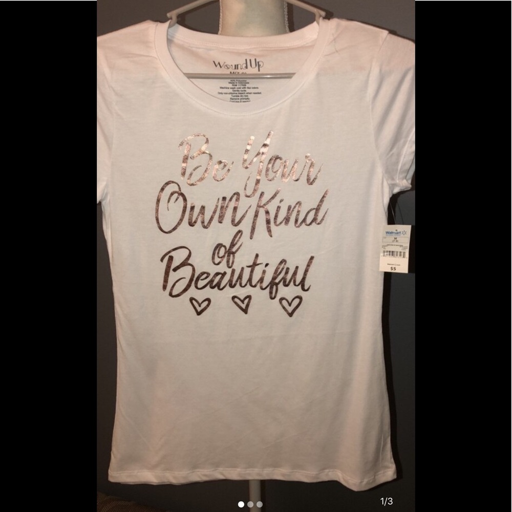 White graphic T-shirt